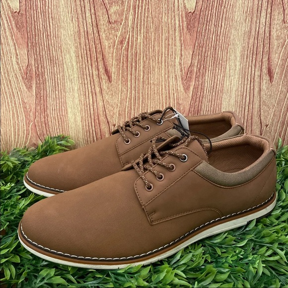 New Gooodfellow & Co Men's Edmund Brown Oxford Shoes - Picture 3 of 5